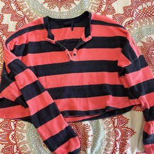 Urban Outfitters Striped Dolman Top